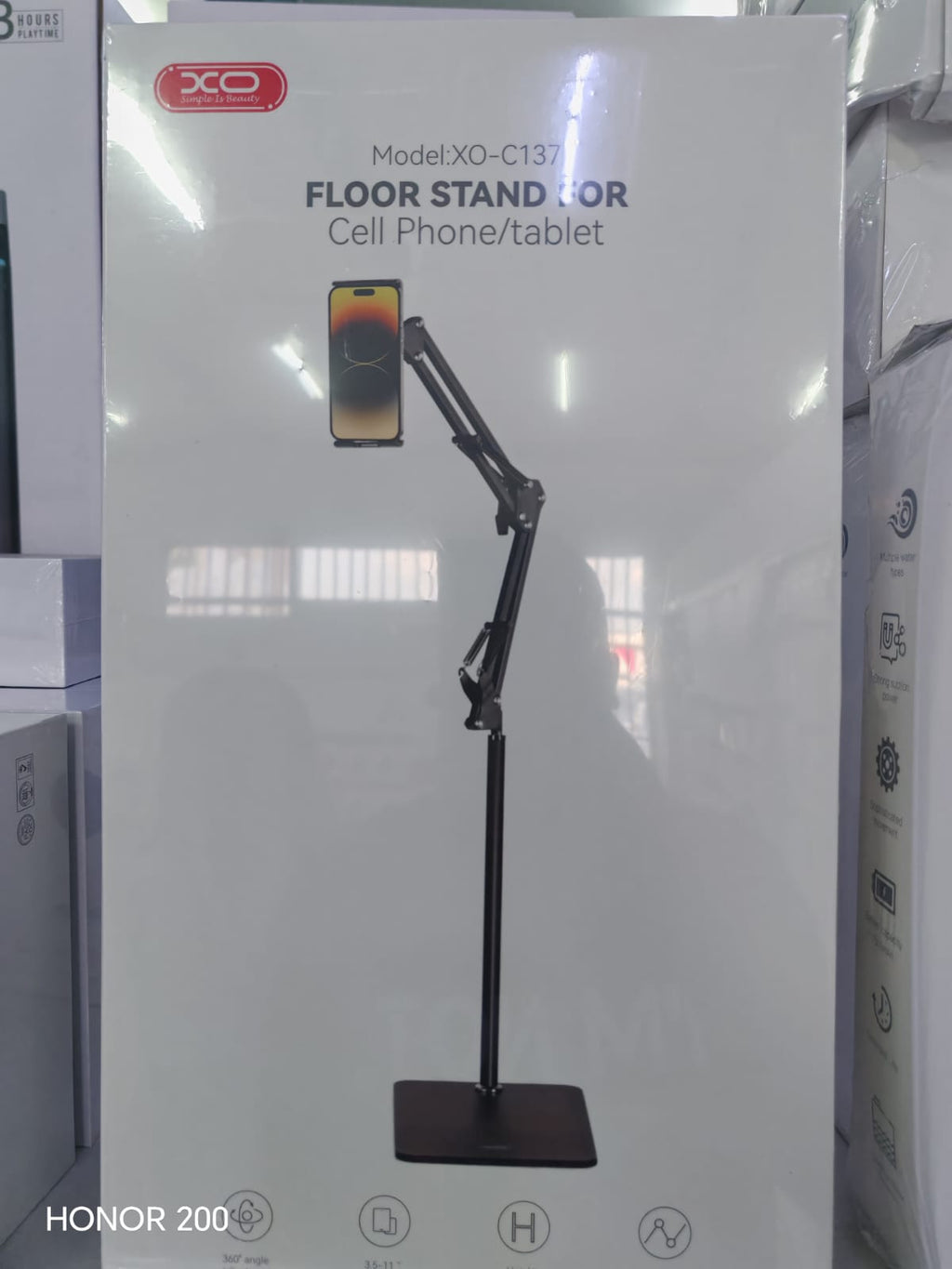Floor Stand for Smartphones and Tablets